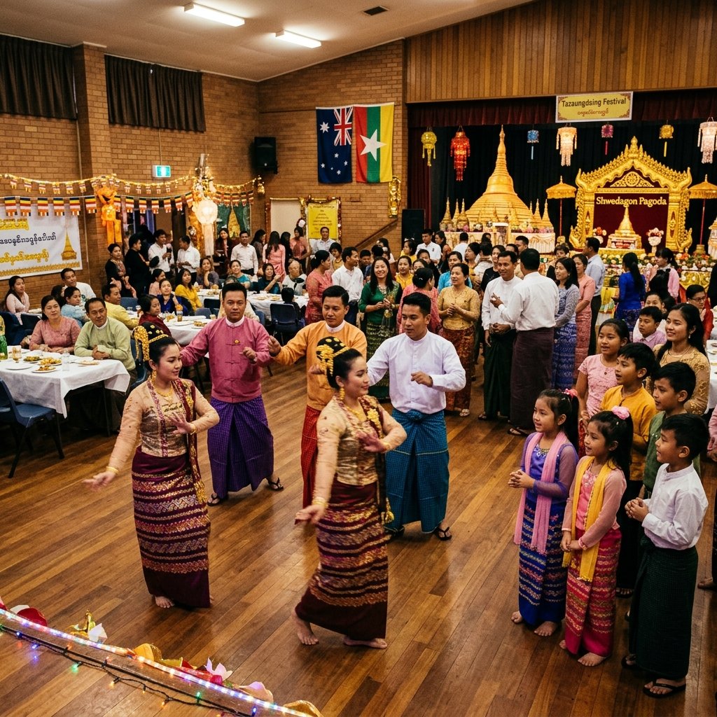 Burmese Catholic community activity